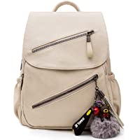  - Bolso Mochila Cuero Mujer Antirrobo Mochilas Mujer Casual- JOSEKO Ligero de PU Impermeable Mochila de Viaje de Gran…